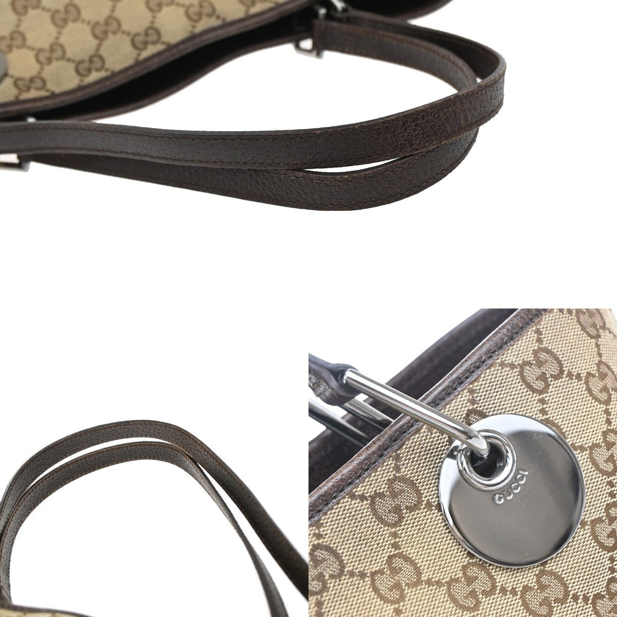 Gucci Eclipse Tote GG Canvas, BROWN, CANVAS, Shoulder bag