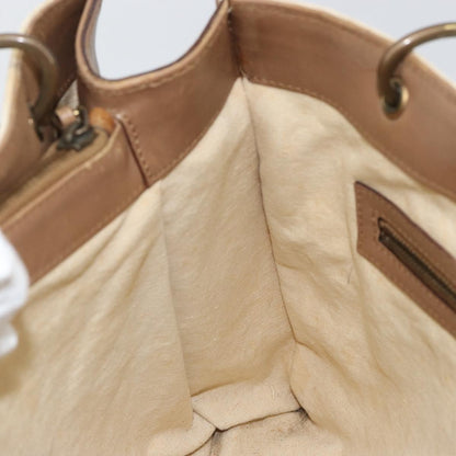 Gucci Bamboo Front Pocket Tote Canvas, ECRU, CANVAS, Tote bag