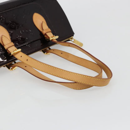 Louis Vuitton Rosewood Avenue Handbag Monogram Vernis, Purple, Patent Leather, Handbag