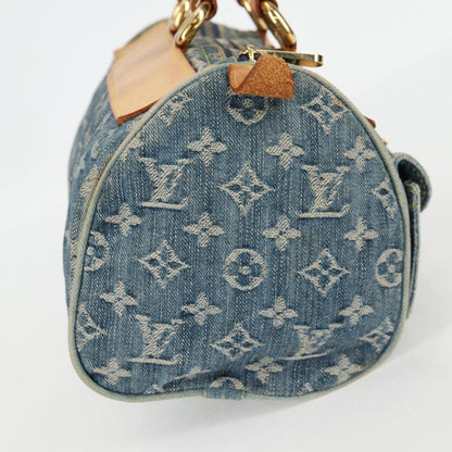 Louis Vuitton Neo Speedy Bag Denim, BLUE, DENIM_JEANS, Handbag