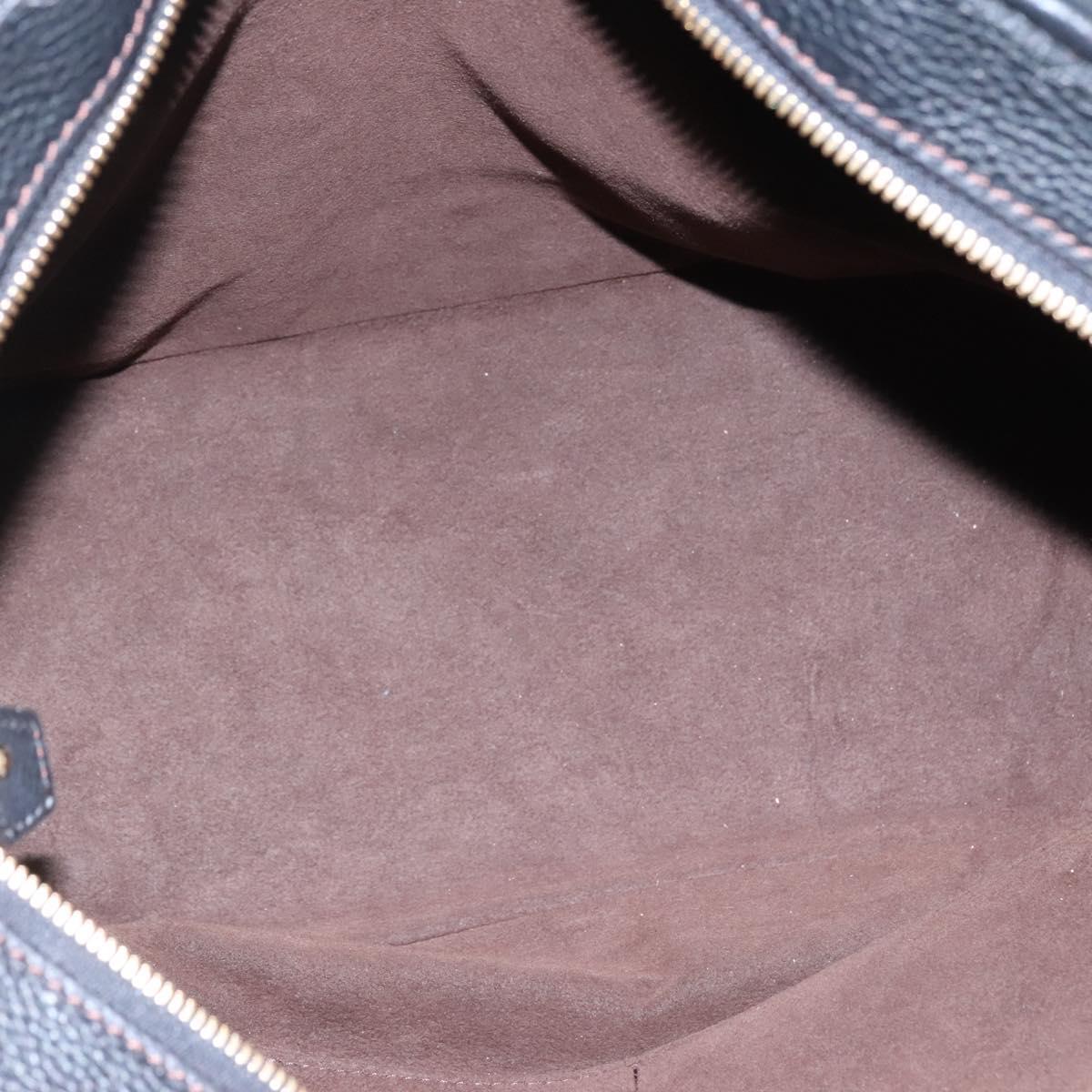 Louis Vuitton Stellar Handbag Mahina Leather, BLACK, LEATHER, Handbag