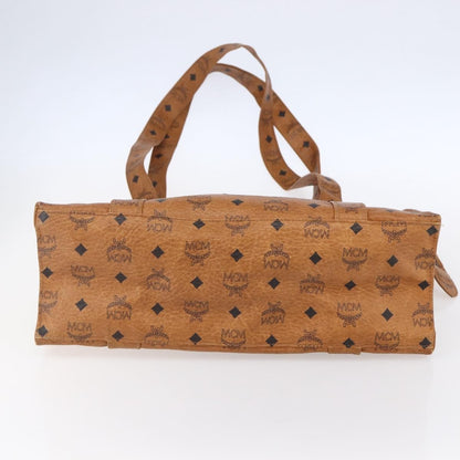 MCM Visetos Shoulder bag PVC, BROWN, CANVAS, Shoulder bag