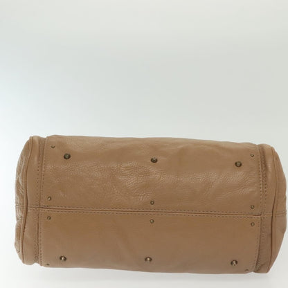 Chloe Paddington Lock Handbag Leather, BROWN, LEATHER, Handbag