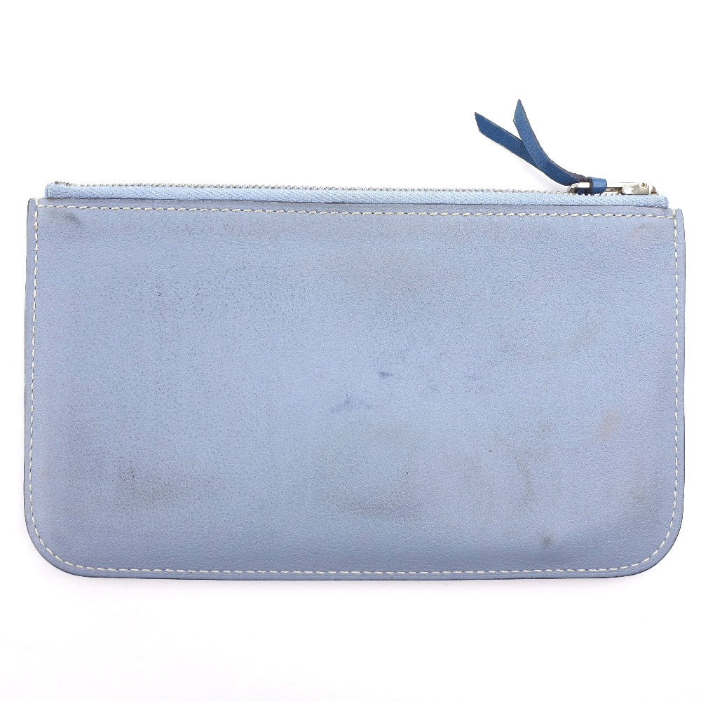Hermes Dogon Coin Purse Leather, BLUE, LEATHER, Wallets