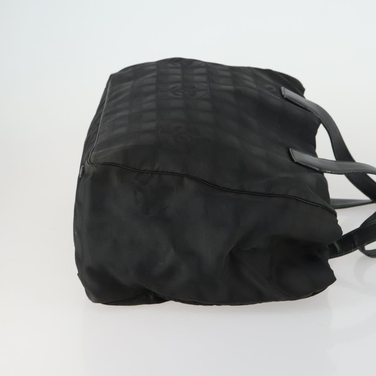 Chanel Fourre Tout Tote Multicolor Toile, BLACK, NYLON, Handbag