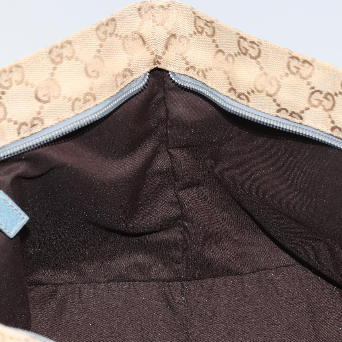 Gucci Web Zip Tote GG Canvas, BEIGE, CANVAS, Tote bag