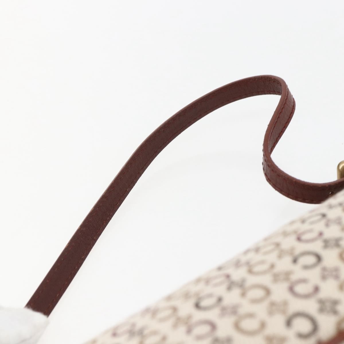 Celine C Macadam Pouch Canvas, BEIGE, CANVAS, Clutche & pouche