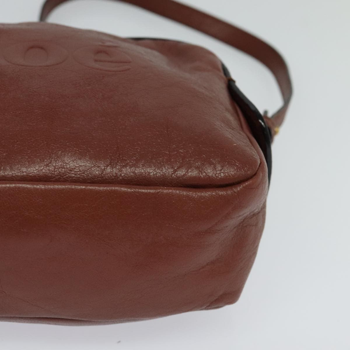 Chloe Vintage Shoulder Bag Leather, BROWN, LEATHER, Shoulder bag