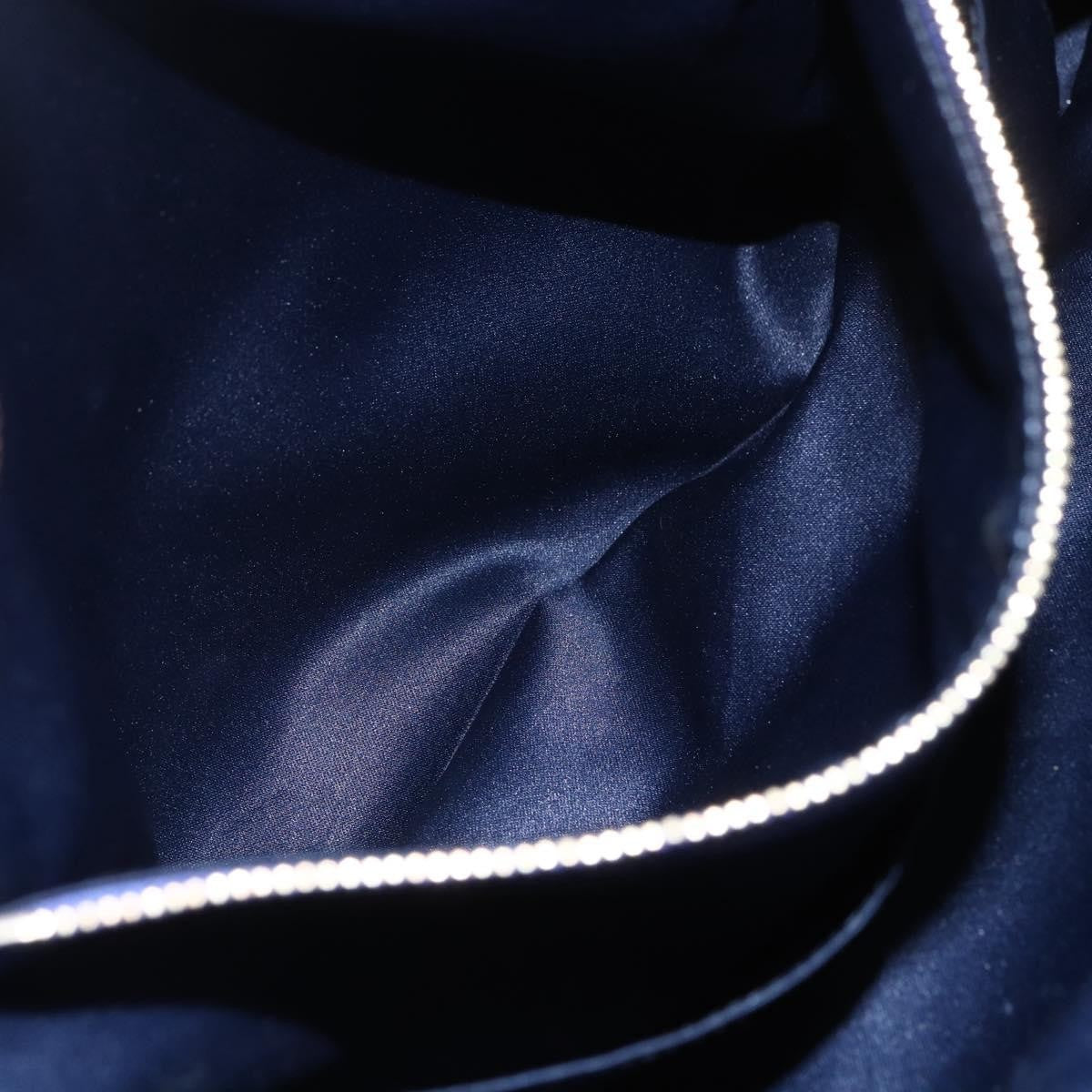 Salvatore Ferragamo Vara Bow Chain Tote Leather, BLUE, LEATHER, Tote bag