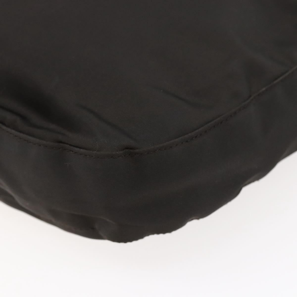 Prada Resin chain shoulder bag Nylon, BROWN, NYLON, Shoulder bag