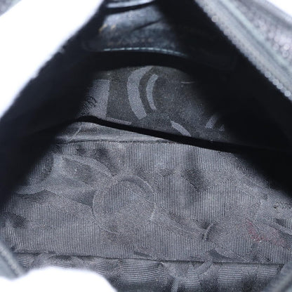 Salvatore Ferragamo Vala Shoulder Bag Leather, BLACK, LEATHER, Shoulder bag