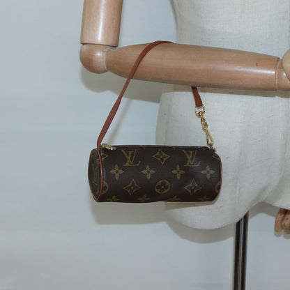 Louis Vuitton Papillon Pochette Monogram Canvas, BROWN, CANVAS, Handbag