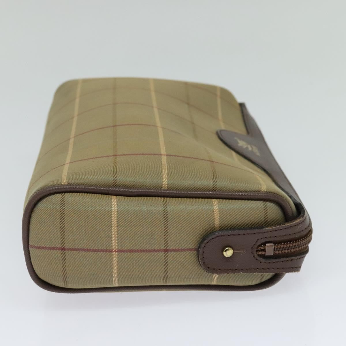 Burberry Nova check Pochette Canvas, BEIGE, CANVAS, Clutche & pouche
