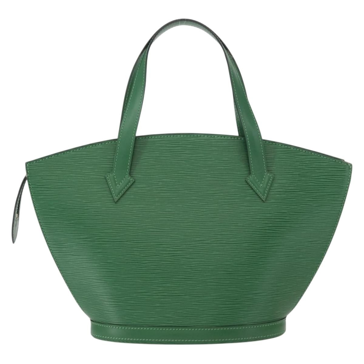 Louis Vuitton Saint Jacques Handbag Epi Leather, GREEN, EPI LEATHER, Handbag