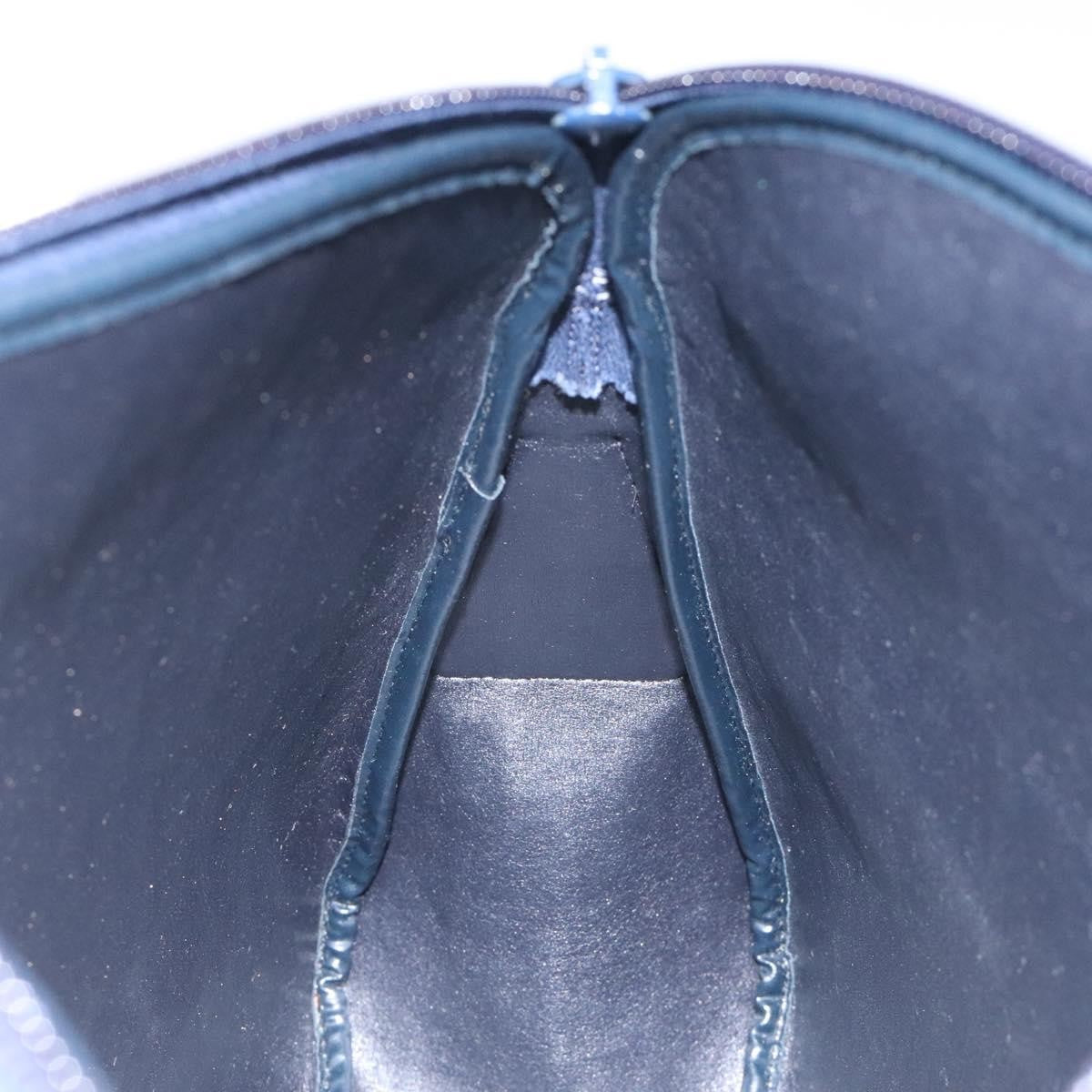 Christian Dior Vintage Trotter Shoulder Bag Canvas, NAVY, CANVAS, Shoulder bag