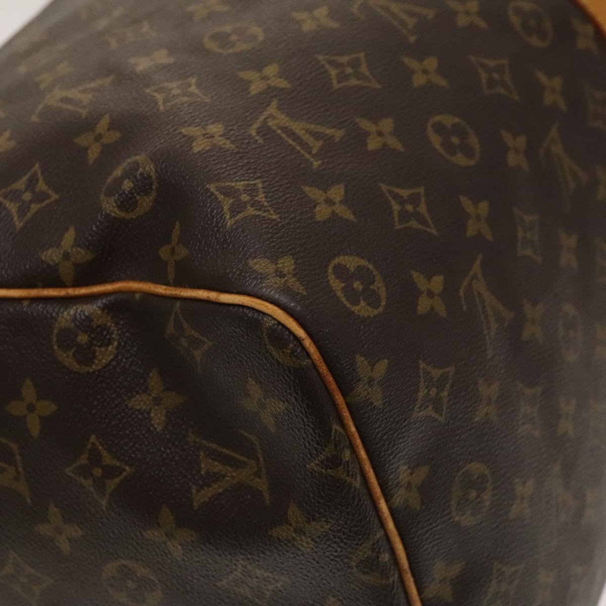 Louis Vuitton Keepall Bag Monogram Canvas, BROWN, CANVAS, Travel bag
