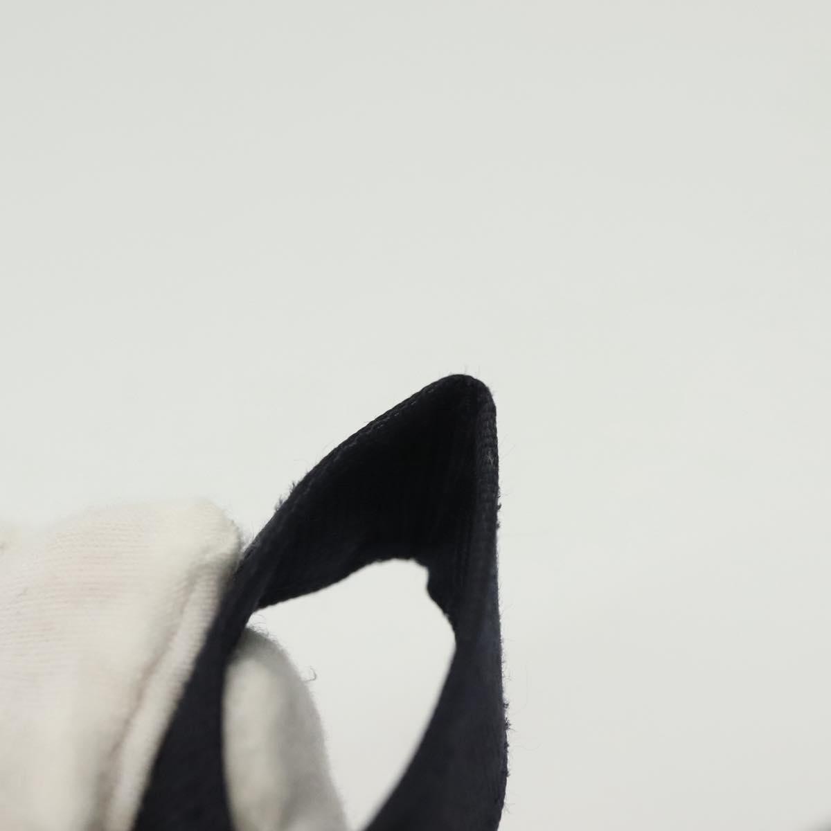 Celine Circle Logo Pouch Nylon, NAVY, CANVAS, Clutche & pouche