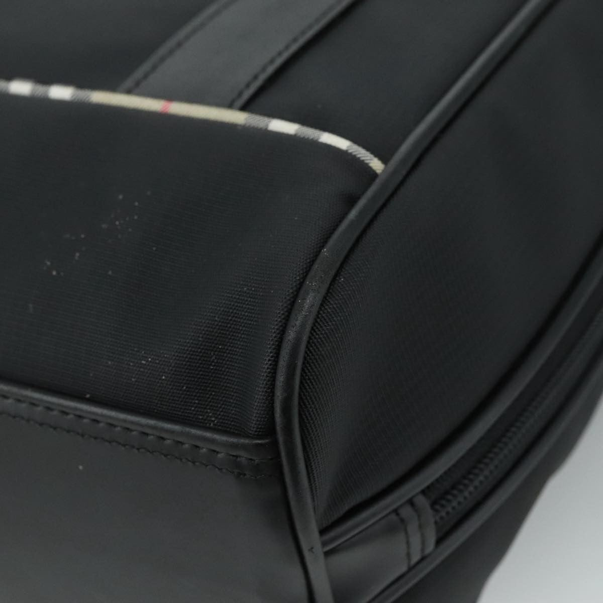 Burberry Golf handbag Nylon, BLACK, NYLON, Handbag