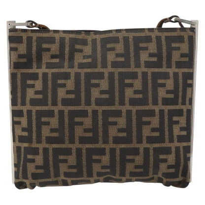 Fendi Vintage shoulderbag Canvas, BROWN, CANVAS, Shoulder bag