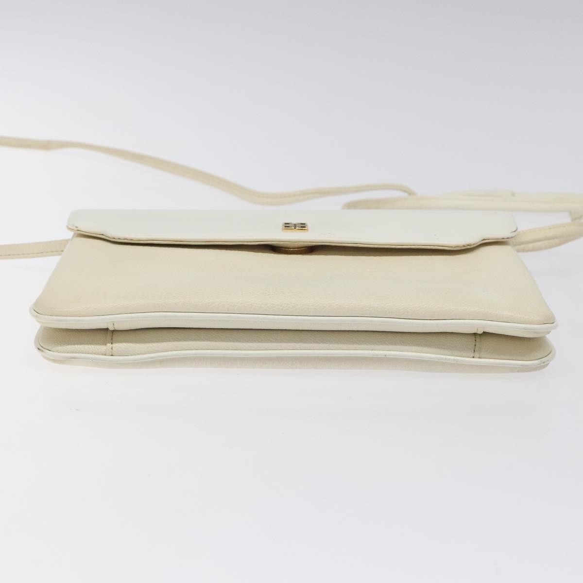 Givenchy Vintage 4G shoulder bag Leather, WHITE, LEATHER, Shoulder bag