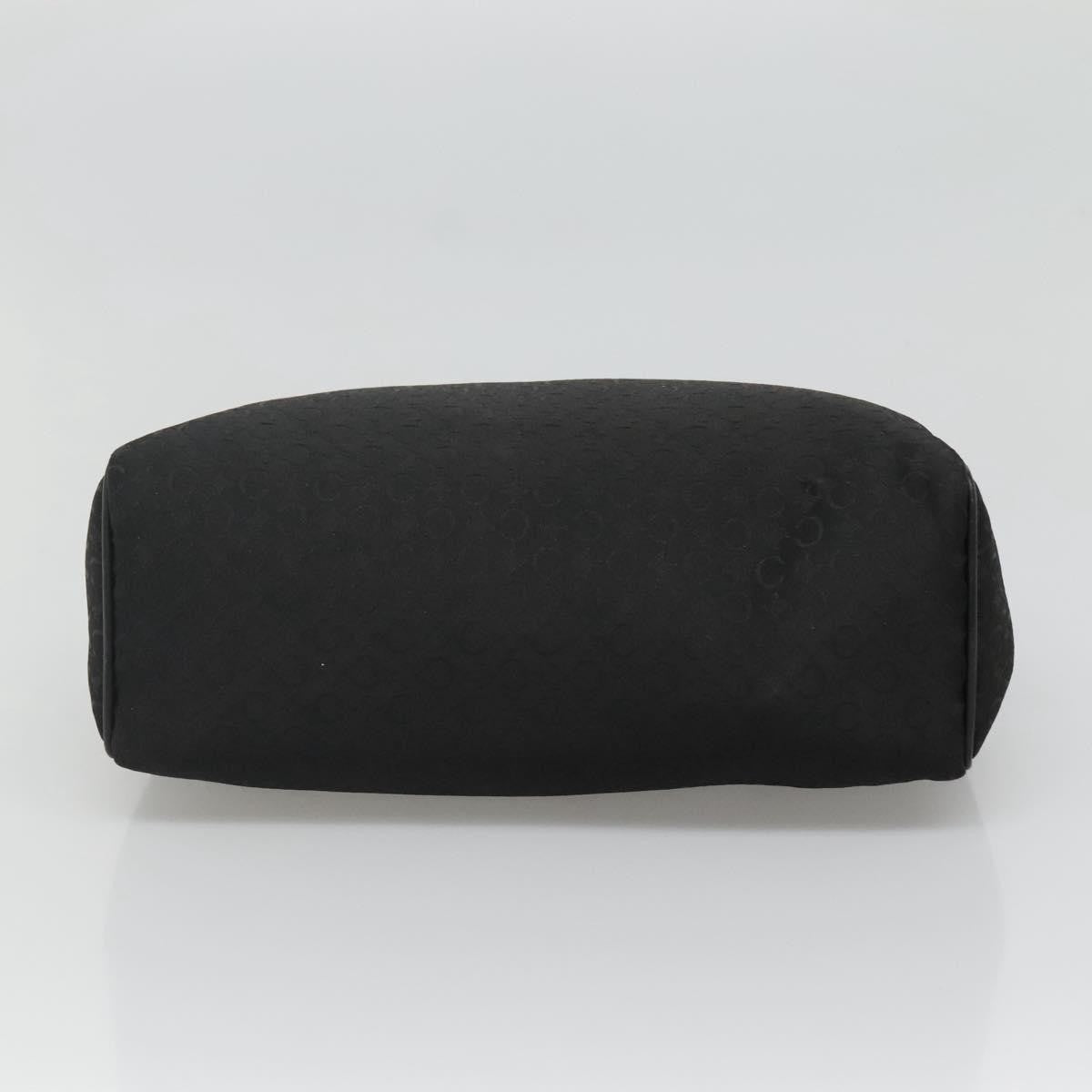 Celine Macadam Handbag Macadam with leather, BLACK, CANVAS, Handbag