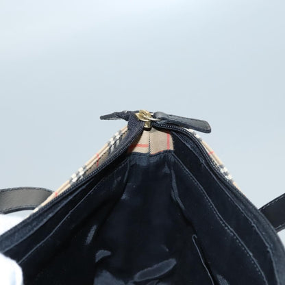 Burberry Nova Check Handbag Nova Check Canvas and leather, BEIGE, CANVAS, Handbag