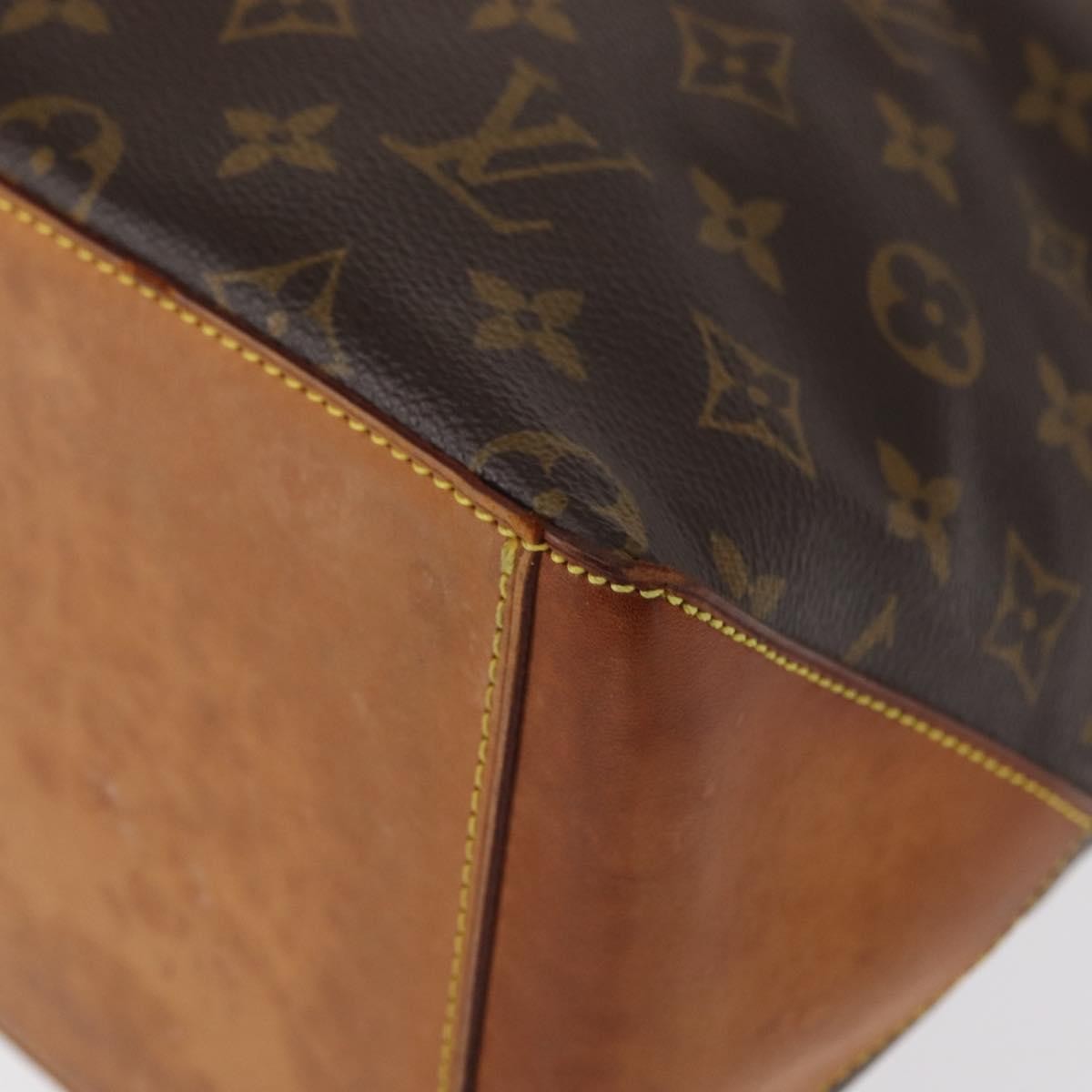 Louis Vuitton Cabas Mezzo Monogram Canvas, BROWN, CANVAS, Tote bag