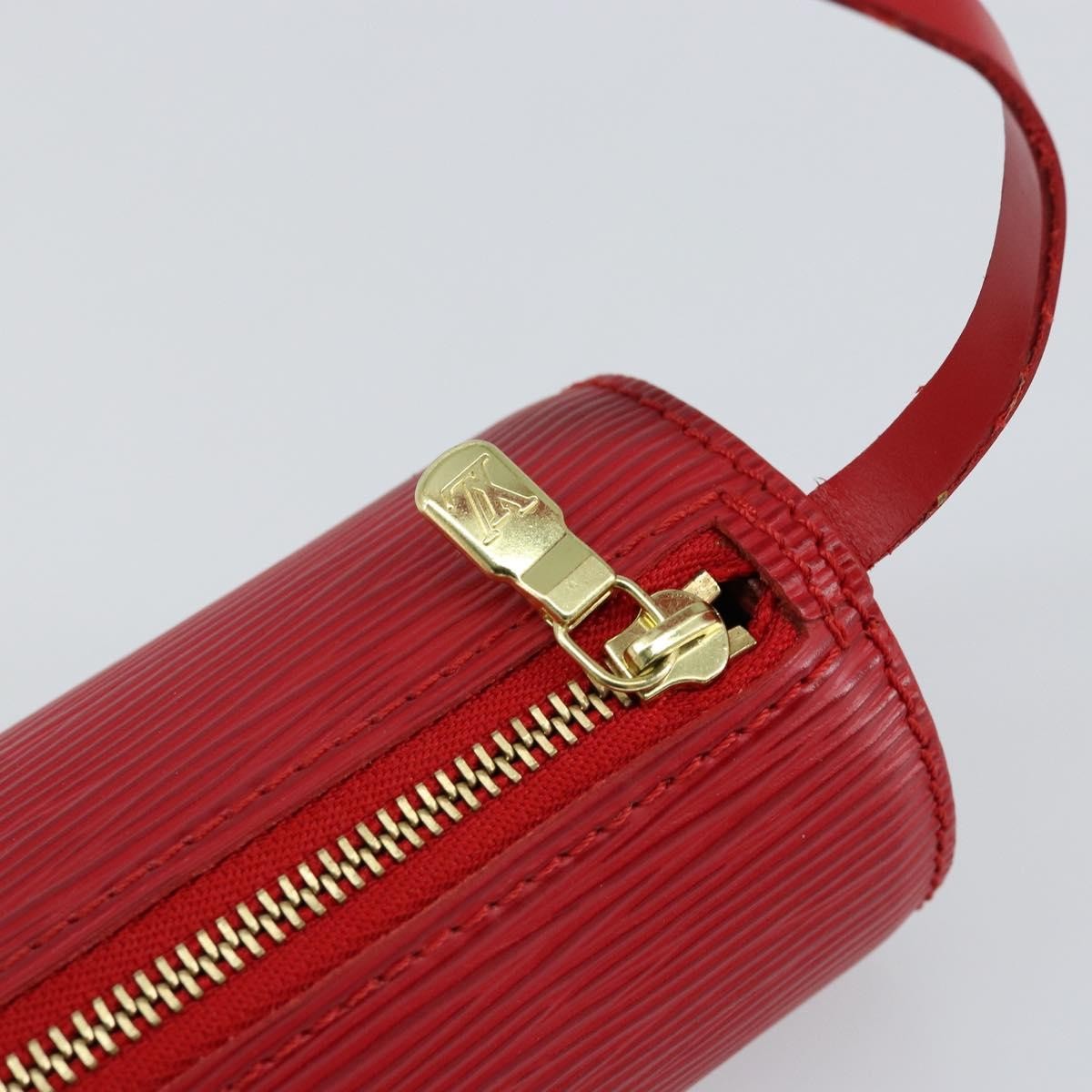 Louis Vuitton Soufflot Pochette Epi Leather, RED, LEATHER, Clutche & pouche