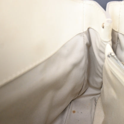 Louis Vuitton Passy Tote Epi Leather, WHITE, LEATHER, Tote bag