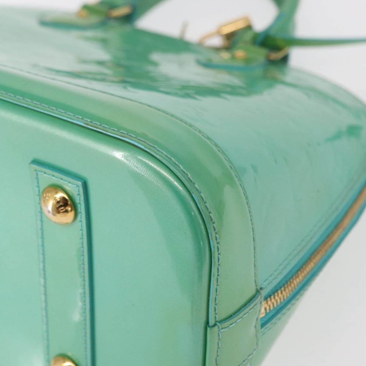 Louis Vuitton Alma Handbag Patent Leather, BLUE, PATENT_LEATHER, Handbag
