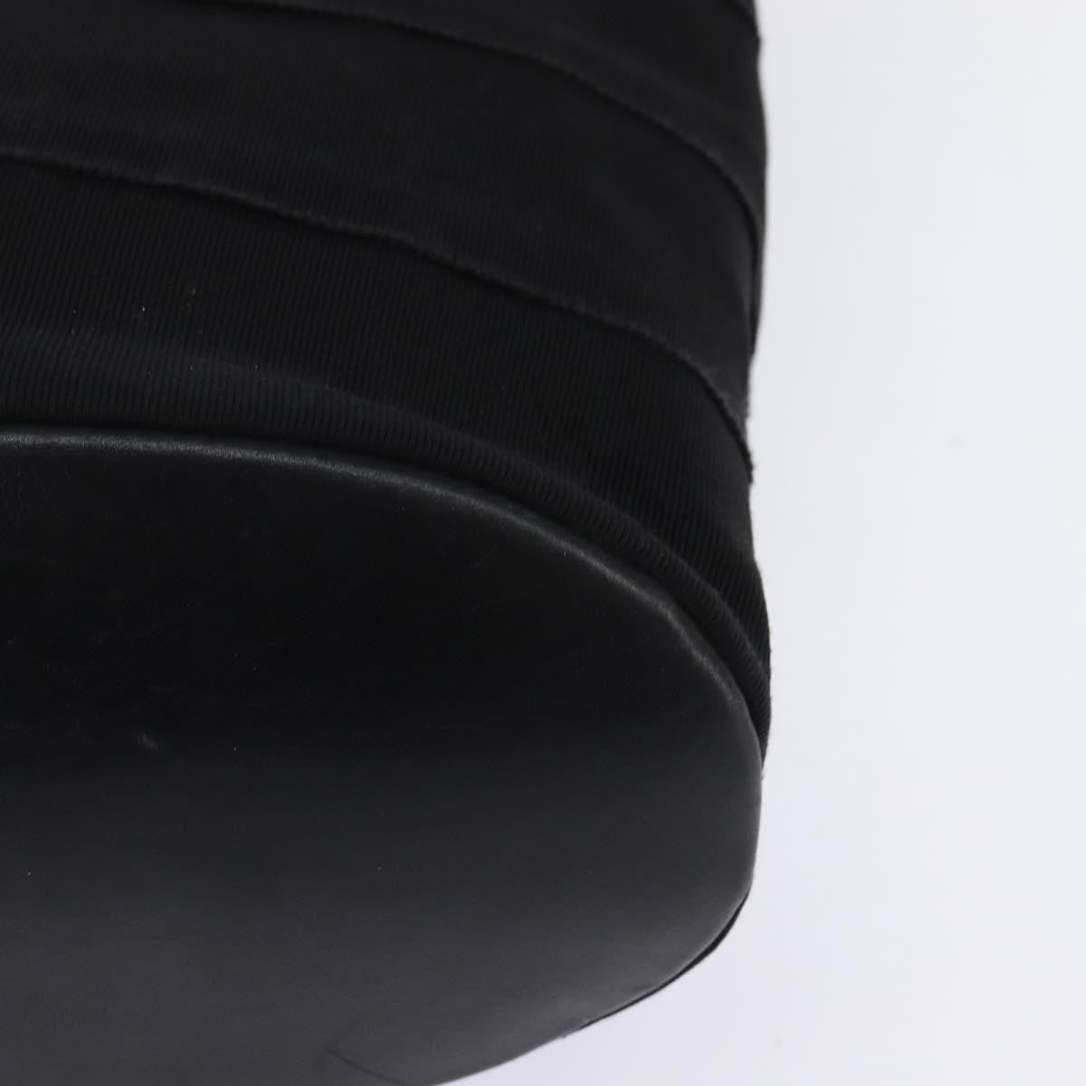 Salvatore Ferragamo Vala Shoulder Bag Canvas, BLACK, CANVAS, Shoulder bag