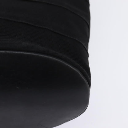 Salvatore Ferragamo Vala Shoulder Bag Canvas, BLACK, CANVAS, Shoulder bag