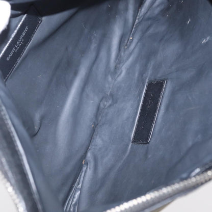 Saint Laurent Beach Zip Pouch Canvas, KHAKI, CANVAS, Clutche & pouche