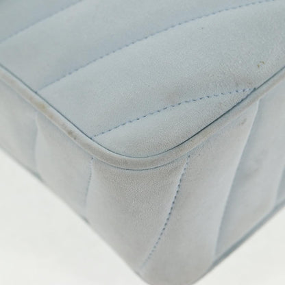 Chanel Vintage Camera bag Suede, BLUE, SUEDE, Crossbody bag