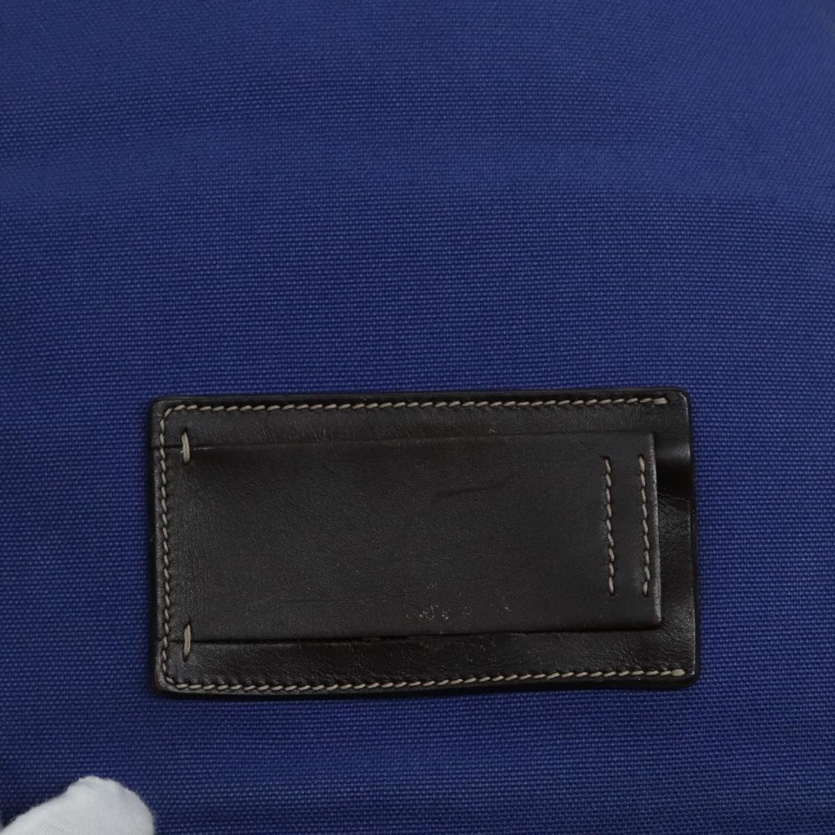 Prada Logo Backpack Canvas, BLUE, CANVAS, Backpack