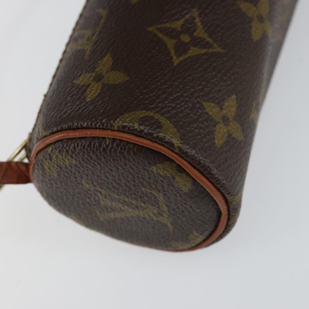 Louis Vuitton Papillon Pochette Monogram Canvas, BROWN, CANVAS, Clutche & pouche