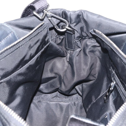 Prada Convertible Double Tote Tessuto, BLACK, NYLON, Handbag