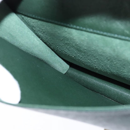 Louis Vuitton Serviette Kourad Briefcase Taiga Leather, GREEN, LEATHER, Briefcase