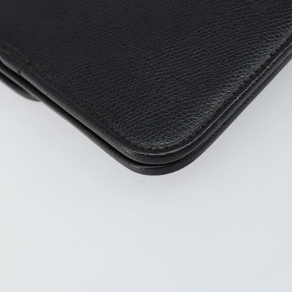 Christian Dior Vintage CD Chain Flap Shoulder Bag Leather, BLACK, LEATHER, Shoulder bag