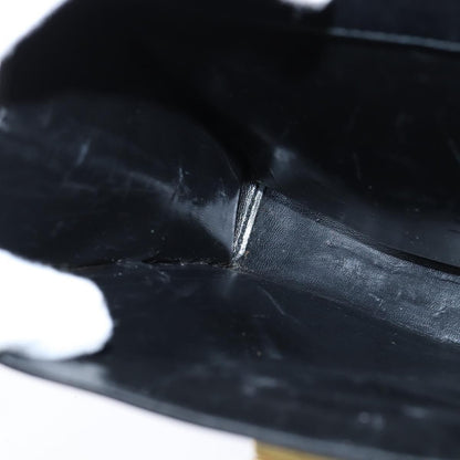 Salvatore Ferragamo Gancini Convertible Top Handle Bag Leather, BLACK, LEATHER, Handbag