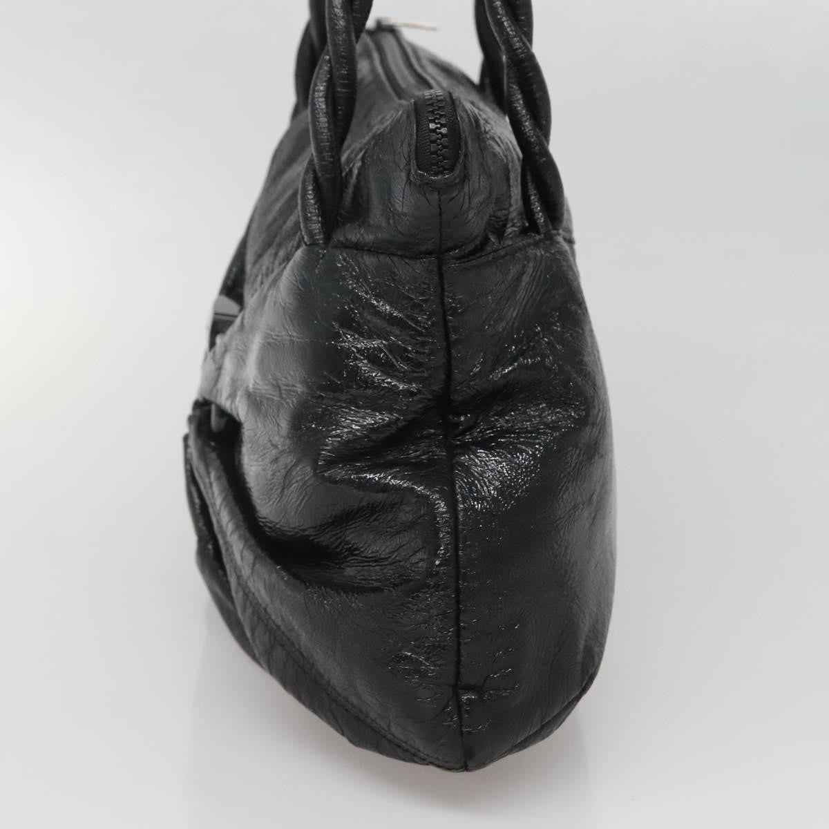 Salvatore Ferragamo Gancini Shoulder Bag Leather, BLACK, LEATHER, Shoulder bag