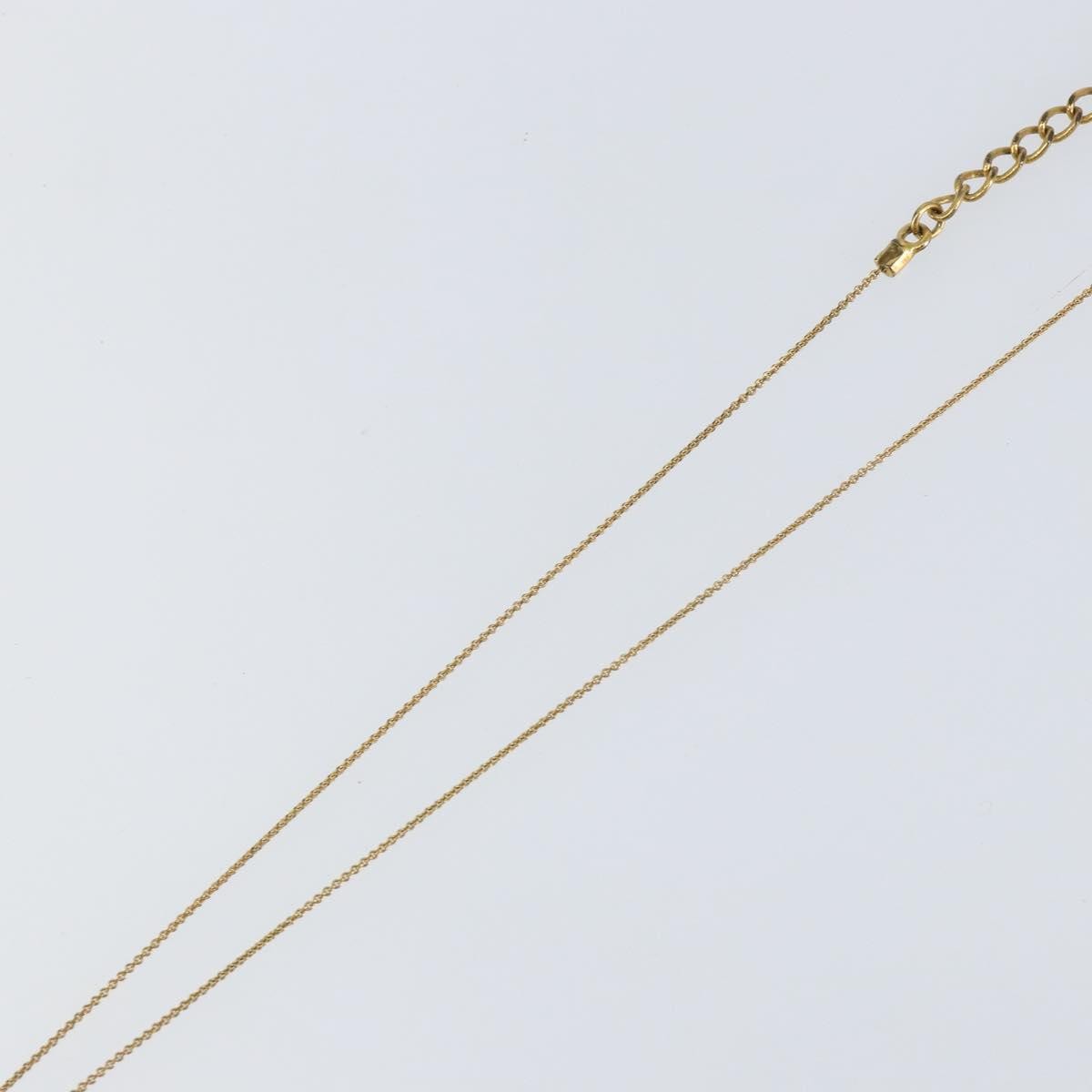 Christian Dior CD Pendant Necklace Metal, GOLD, METAL, Necklace