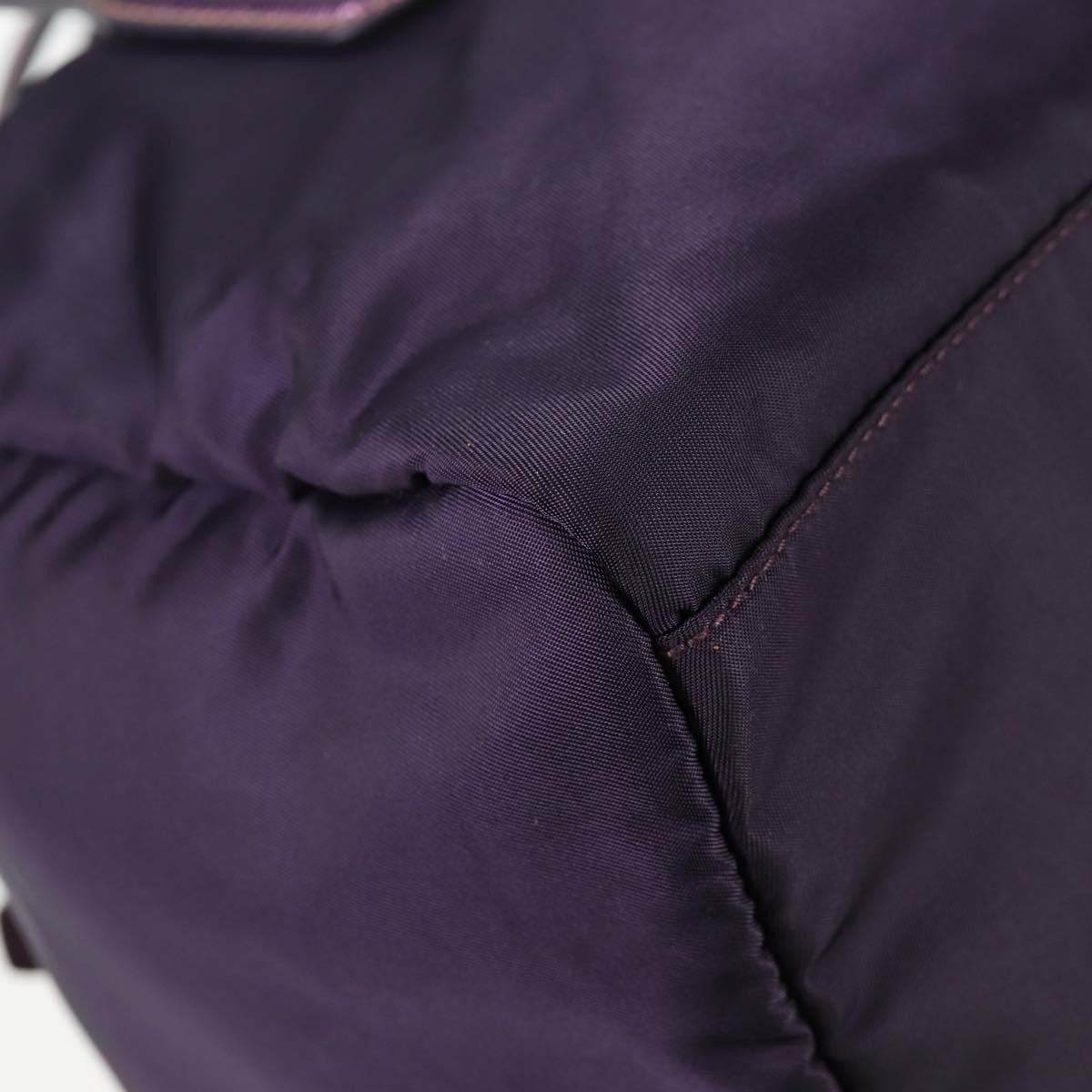 Prada Vintage Boston Bag Nylon, PURPLE, NYLON, Bag