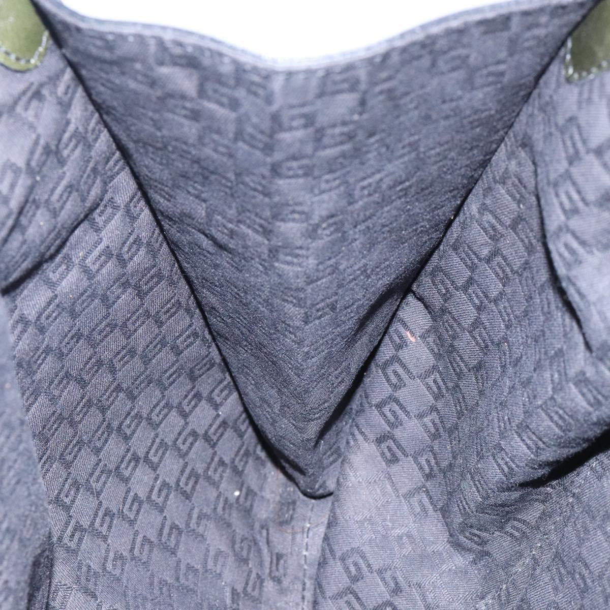 Gucci Vintage Handbag Leather, KHAKI, LEATHER, Handbag