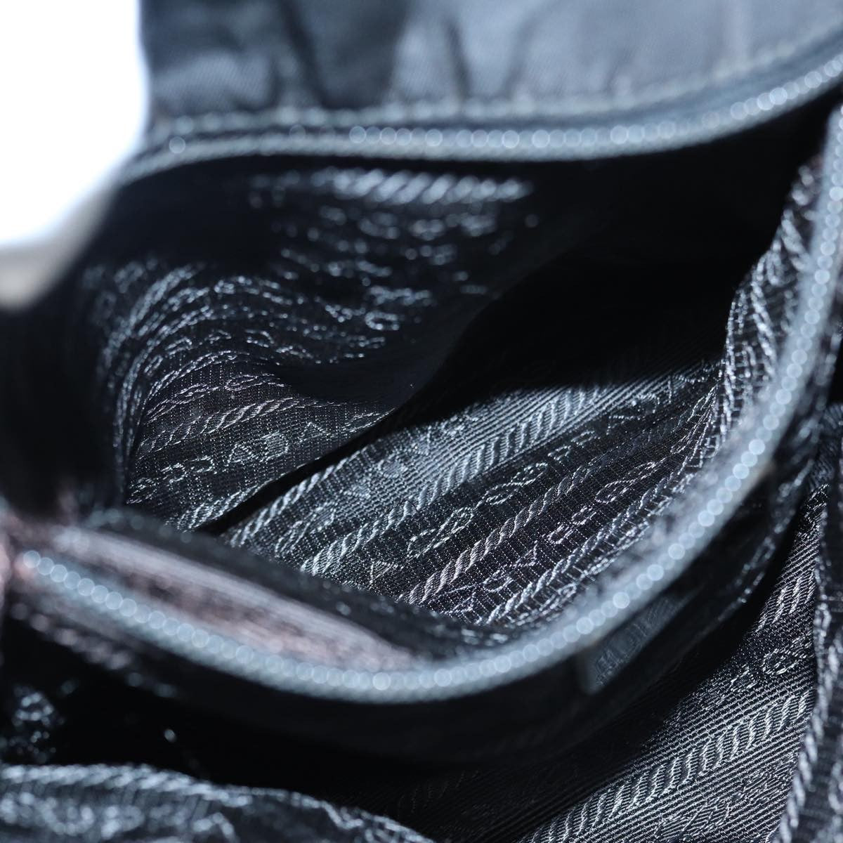 Prada Vintage Shoulder Bag Tessuto, BLACK, NYLON, Shoulder bag