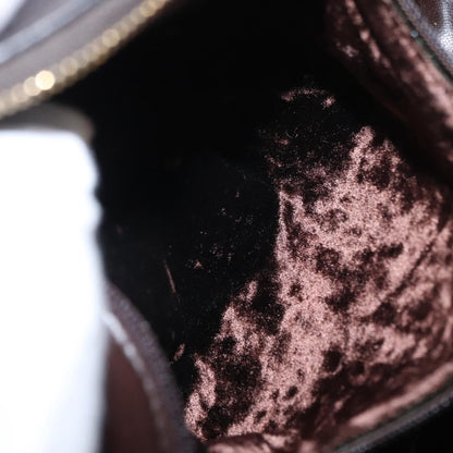 Chanel Vintage Front Pocket Camera Shoulder Bag Leather, BROWN, LEATHER, Shoulder bag