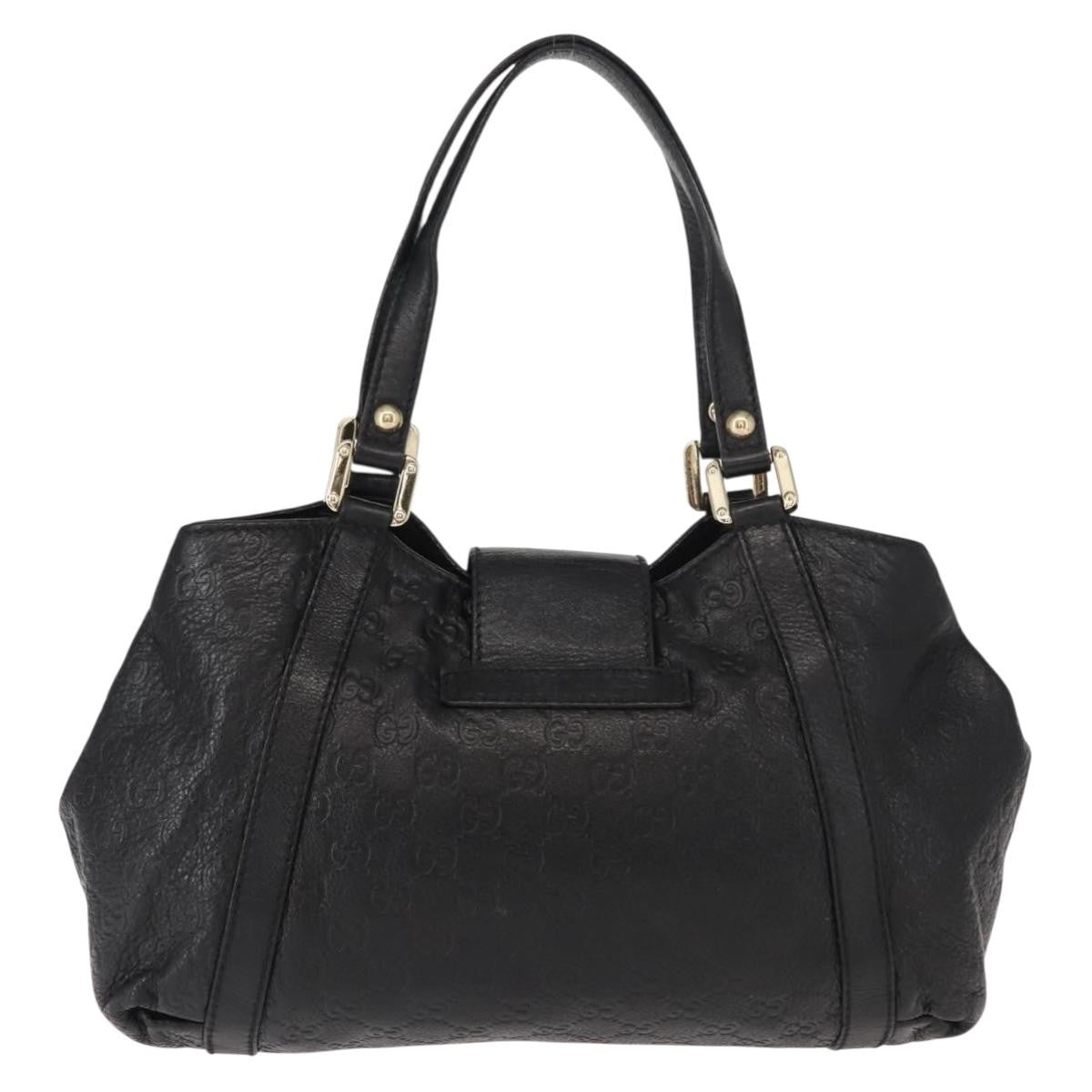 Gucci New Ladies Web Hobo Guccissima Leather, BLACK, LEATHER, Handbag