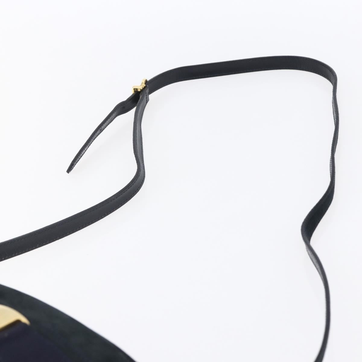 Salvatore Ferragamo Vala Shoulder Bag Leather, NAVY, LEATHER, Shoulder bag