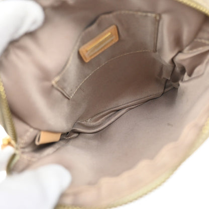 Fendi Logo Zucca Shoulder Bag Zucca, BEIGE, CANVAS, Shoulder bag