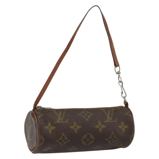 Louis Vuitton Papillon Pochette Monogram Canvas, BROWN, CANVAS, Clutche & pouche